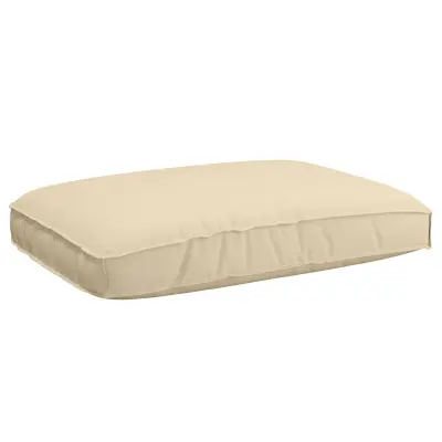 vidaXL Blazina za palete za sedež Bež 120x80x12 cm Oxford tkanina