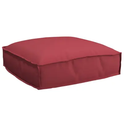 vidaXL Cushion za sedež vinjeno rdeča 50x50x12 cm Oxford tkanina