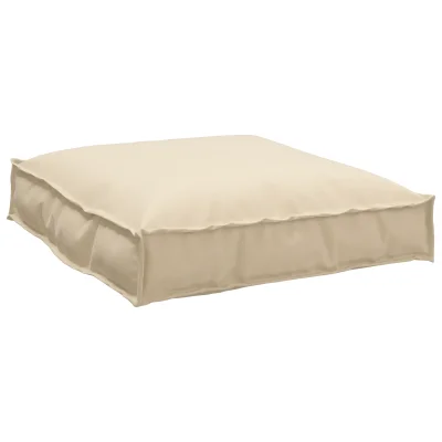 vidaXL Blazina za palete za sedež bež 70x70x12 cm oxford tkanina