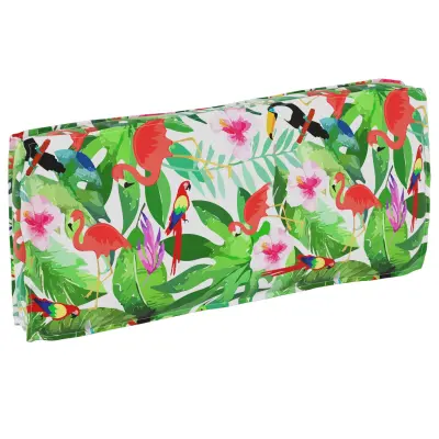 vidaXL Blazina za palete za sedišče/hrbtno oporo Tropska džungla 120x50x12 cm Oxford tkanina