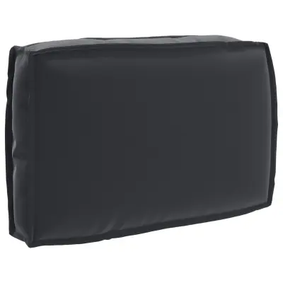 vidaXL Blazina za naslonjalo črna 60x40x12 cm iz Oxford tkanine