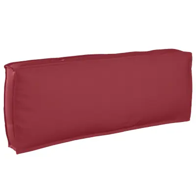 vidaXL Blazina za podporo hrbta Bordó 120x40x12 cm Oxford tkanina