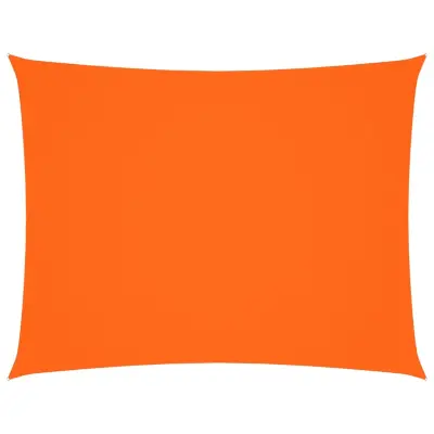 vidaXL Senčno jadro oksford blago pravokotno 5x6 m oranžno