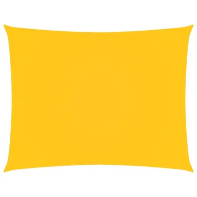 vidaXL Senčno jadro oksford blago pravokotno 2x3 m rumeno