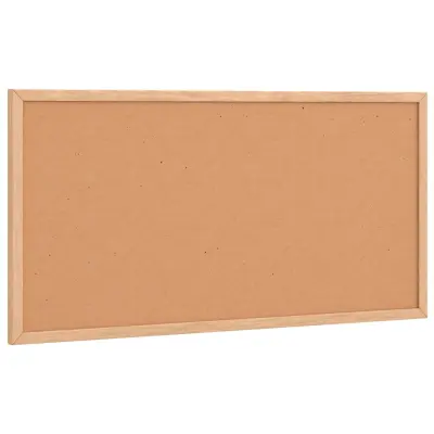 vidaXL Tabla iz plute z okvirjem iz masivnega borovega lesa 60x30 cm