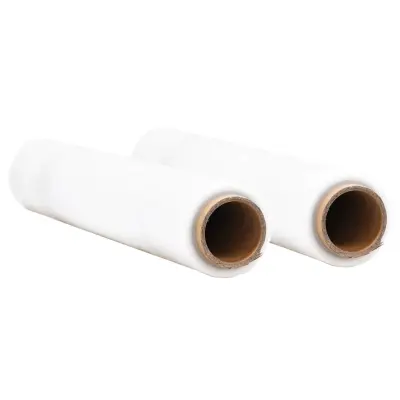 vidaXL raztegljiva folija 2 kosa prozorna 20 μm 50 cm x 150 m