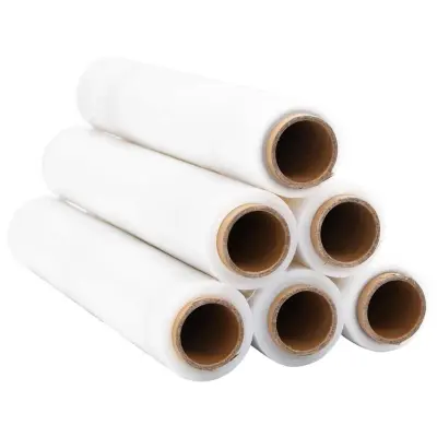 vidaXL raztegljiva folija 6 kosa prozorna 20 μm 50 cm x 300 m