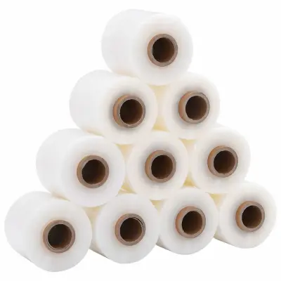 vidaXL raztegljive folije 10 kosov Transparent 23 µm 10 cm x 300 m