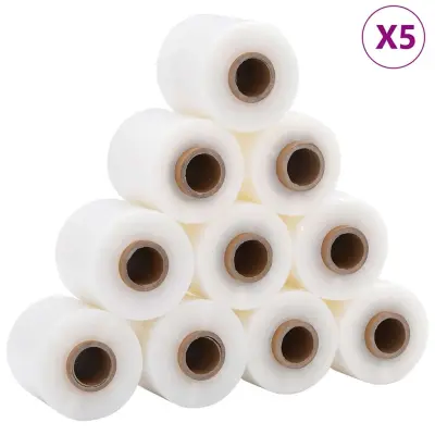 vidaXL Stretch Filmi 50 kosov Transparentni 23 µm 10 cm x 150 m
