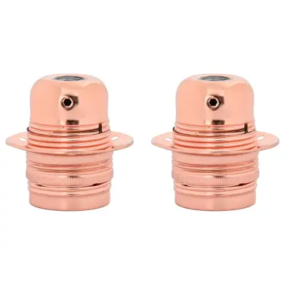 vidaXL Obeski za svetilke 2 kosa Rose Gold E27