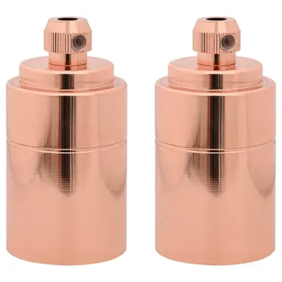 vidaXL Obeski za svetilke 2 kosa Rose Gold E27