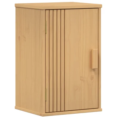 vidaXL Kabinet za shranjevanje kopalnice 35x30x55 cm Trden borov les