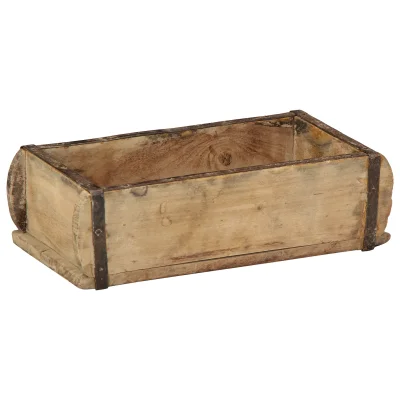 vidaXL Pladenj 30x15x9 cm Trden les Recikliran