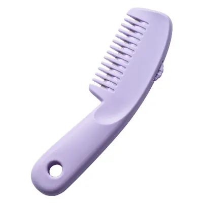 2-v-1 glavnik za frufru: orodje za oblikovanje in redčenje za popolno pričesko Purple