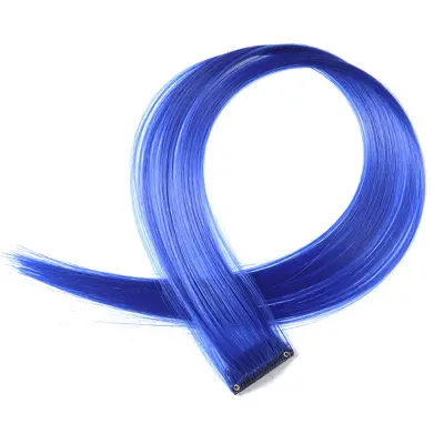 10 kosov spončnih podaljškov za lase Blue