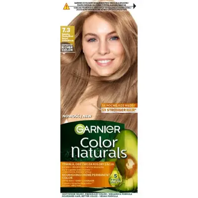 Garnier Color Naturals Negovalna Barva za Lase 7.3 Naravna Zlat Blond
