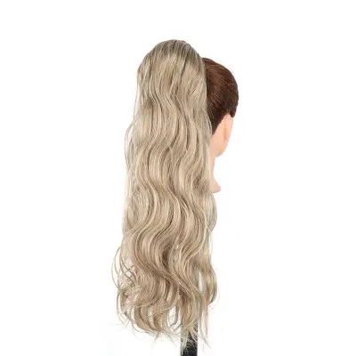 Valovit podaljšek za čop s sponko - Podaljšek za čop za ženske   Model 2