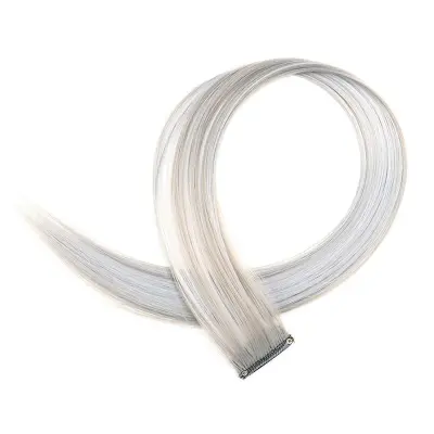 10 kosov spončnih podaljškov za lase LightGrey