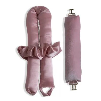 Enostavni kodri: 3-delni roza set za kodranje las brez toplote