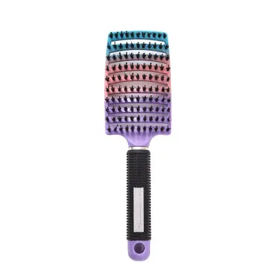 Ergonomska zračna krtača za oblikovanje in masažo lasišča Purple