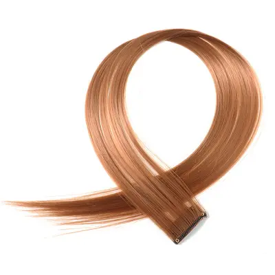 10 kosov spončnih podaljškov za lase coffee