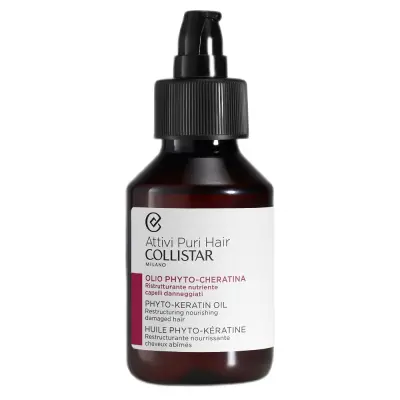 Collistar Attivi Puri Olje za lase s fitokeratinom, 100 ml