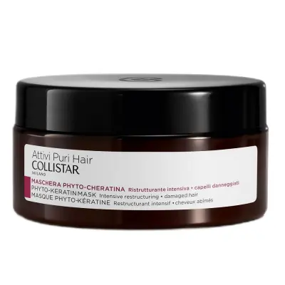 Collistar Attivi Puri maska za lase s fitokeratinom, 200 ml