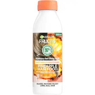Garnier Fructis Ananasova Nega za Dolge in Matne Lase, 350ml