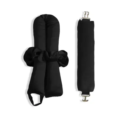 Enostavni kodri: 3-delni set za kodranje las brez toplote - črn