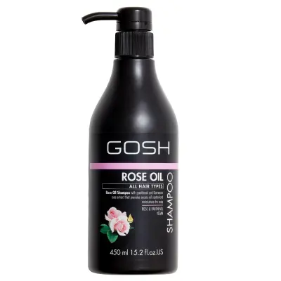 Gosh Šampon z Rožnim Oljem za Lase, 450 ml