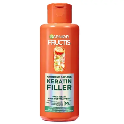 Garnier Fructis Keratinska Filler Obnovitvena Nega za Lase, Izperljiva Formula, 200 ml