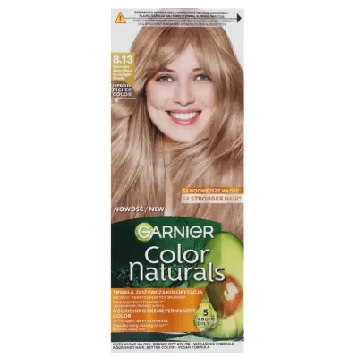 Garnier Color Naturals Negovalna Barva za Lase 8.13 Naravno Svetlo Blond