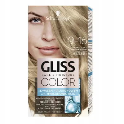 Schwarzkopf Gliss Ultra Lahka Hladna Blond Krema 9-16
