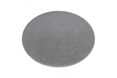 ETON PLUS svetlo siva ratas tepih, enobarven, enoten, gladek cercle 150 cm