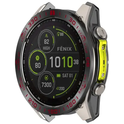 Garmin Tactix 8 47mm AMOLED Okvir - Črna/Rdeča Racing Edition