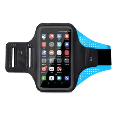 Športna zapestnica za tek, vodoodporno držalo za telefon Blue