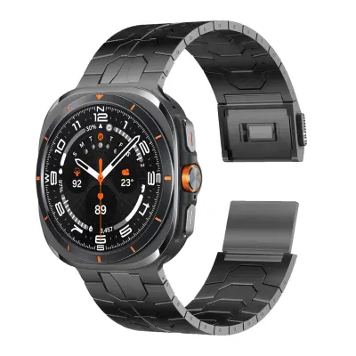 Premium magnetni pašček iz nerjavečega jekla za Galaxy Watch 7 Black