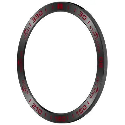 Garmin Tactix 8 51mm Solar Obroček - Črna & Rdeča Racing Edition