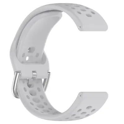 Pašček za Amazfit Active 2 - Zračen silikonski športni nadomestni pašček Grey