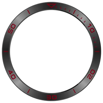 Okvir Garmin Tactix 8 Solar: Nadgradnja iz črnega in rdečega jekla