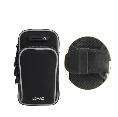 Vodoodporni tekaški naramnik za telefon za šport na prostem Black