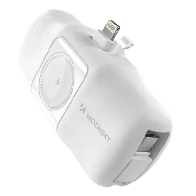 WOZINSKY MINI POWERBANK 5000MAH 15W ZA LIGHTNING OVITEK ZA IPHONE ZA APPLE WATCH