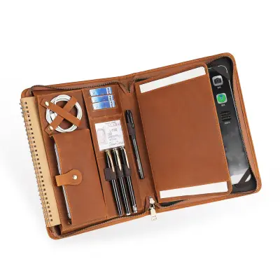 Premium usnjeno ohišje za tablični računalnik iPad 9.7 inch Brown