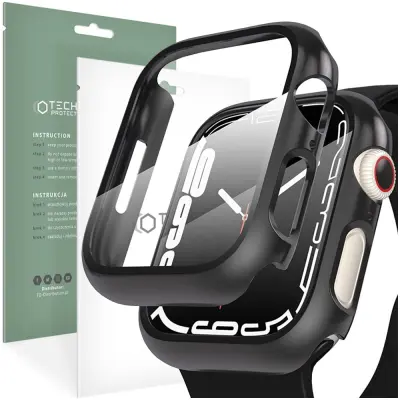 ETUI TECH-PROTECT DEFENSE360 ZA APPLE WATCH 7 8 9 45 MM ČRN