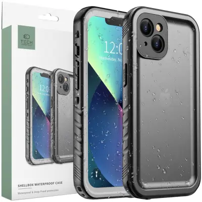 OVITEK TECH-PROTECT SHELLBOX CASE IP68 ZA IPHONE 13 ČRN