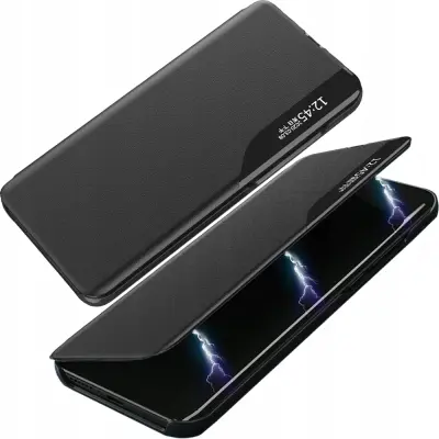 OVITEK IZ EKO USNJA ZA SAMSUNG GALAXY A73 BLACK