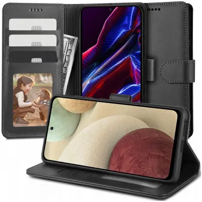 OVITEK DENARNICA TECH-PROTECT ZA XIAOMI REDMI NOTE 12 5G POCO X5 5G ČRNA