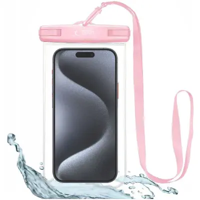 TECH-PROTECT UWC7 UNIVERZALNA VODOODPORNA 6,9 INČNA OVITEK ZA TELEFON, ROZA