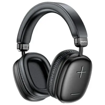 AWEI ON-EAR BLUETOOTH SLUŠALKE AT6 BLACK CASE STEREO ZA TELEFON