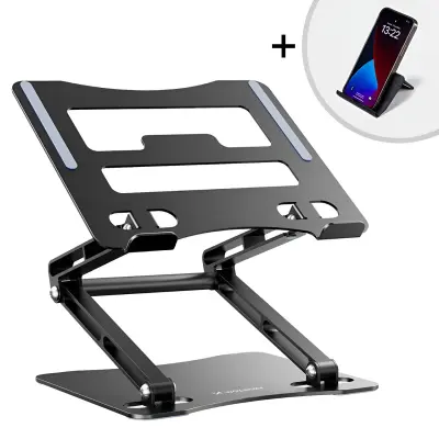 WOZINSKY ALUMINIJASTO STOJALO ZA PRENOSNIK WRS-CPY75DSB ZA PAMETNI TELEFON ČRNO